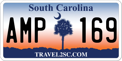 SC license plate AMP169