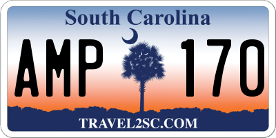 SC license plate AMP170
