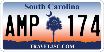 SC license plate AMP174