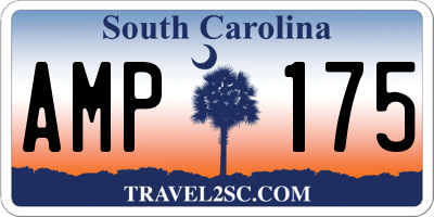 SC license plate AMP175
