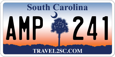 SC license plate AMP241