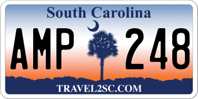 SC license plate AMP248