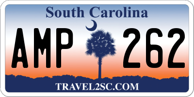 SC license plate AMP262