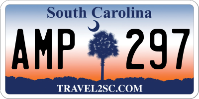 SC license plate AMP297