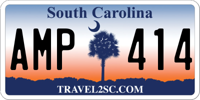 SC license plate AMP414