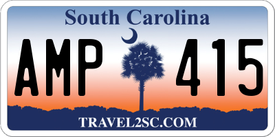 SC license plate AMP415