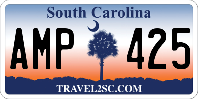 SC license plate AMP425