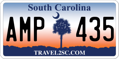 SC license plate AMP435