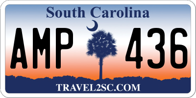 SC license plate AMP436
