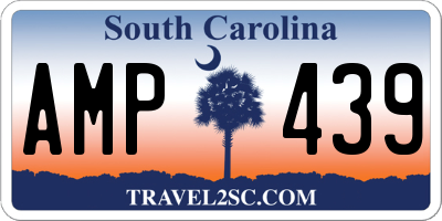 SC license plate AMP439