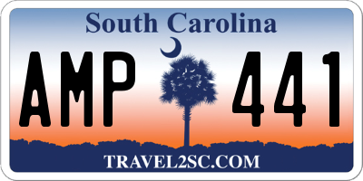 SC license plate AMP441