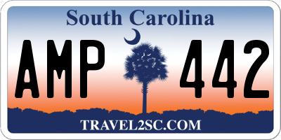SC license plate AMP442