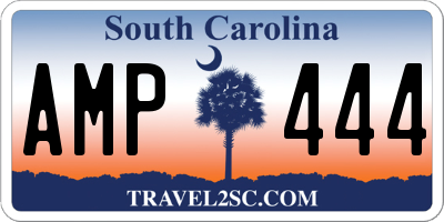 SC license plate AMP444