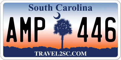 SC license plate AMP446