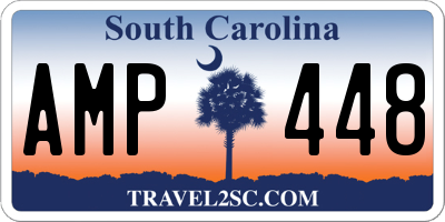 SC license plate AMP448
