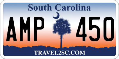 SC license plate AMP450