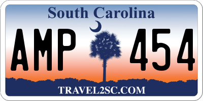 SC license plate AMP454
