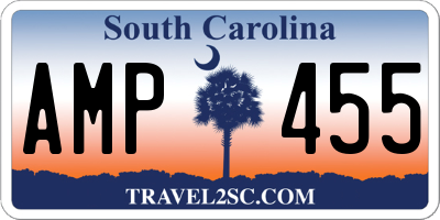 SC license plate AMP455