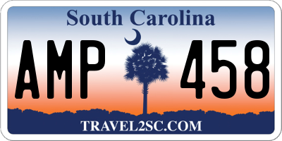 SC license plate AMP458