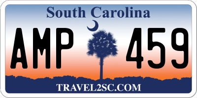 SC license plate AMP459