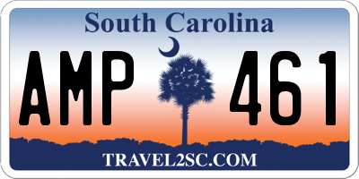 SC license plate AMP461