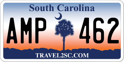 SC license plate AMP462
