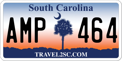 SC license plate AMP464