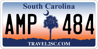 SC license plate AMP484