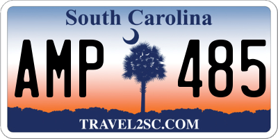 SC license plate AMP485