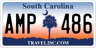SC license plate AMP486