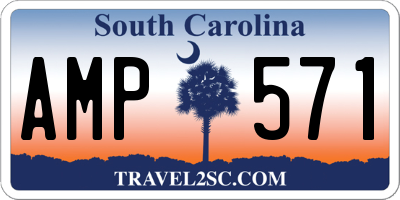 SC license plate AMP571