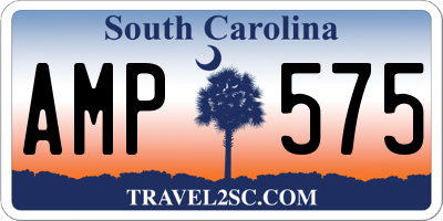 SC license plate AMP575