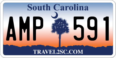 SC license plate AMP591