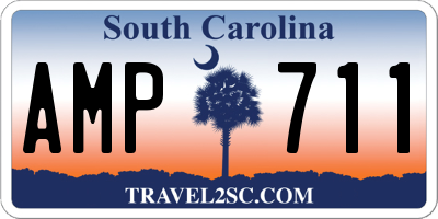 SC license plate AMP711