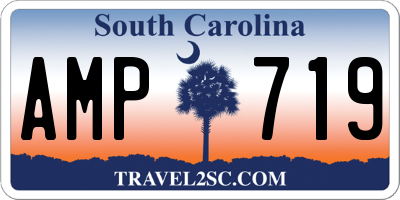 SC license plate AMP719