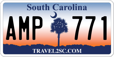 SC license plate AMP771