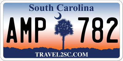 SC license plate AMP782