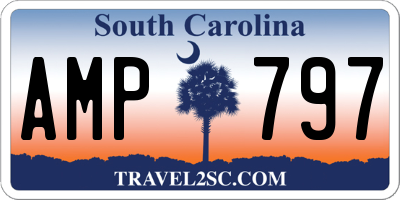 SC license plate AMP797