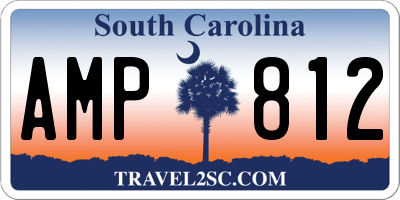 SC license plate AMP812