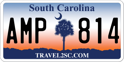 SC license plate AMP814