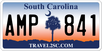SC license plate AMP841