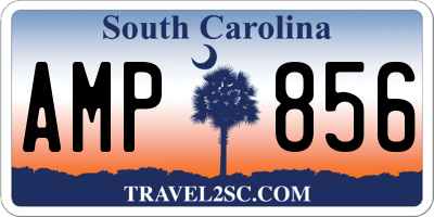 SC license plate AMP856
