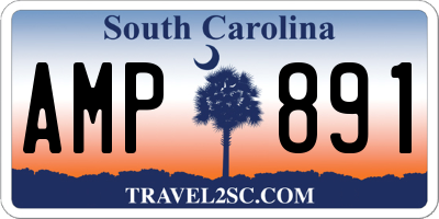 SC license plate AMP891