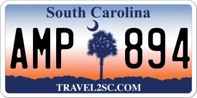 SC license plate AMP894