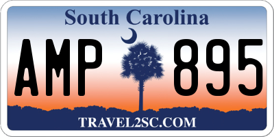 SC license plate AMP895