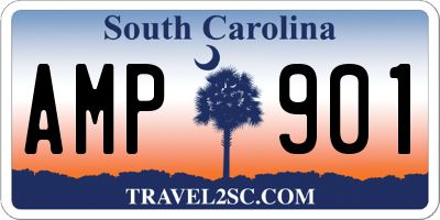 SC license plate AMP901