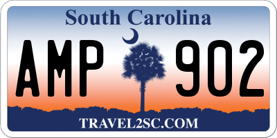 SC license plate AMP902