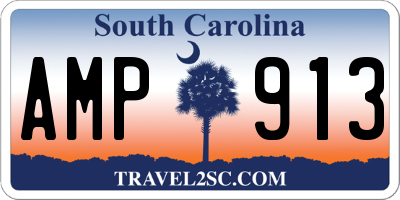 SC license plate AMP913