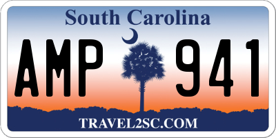 SC license plate AMP941