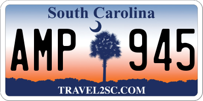 SC license plate AMP945